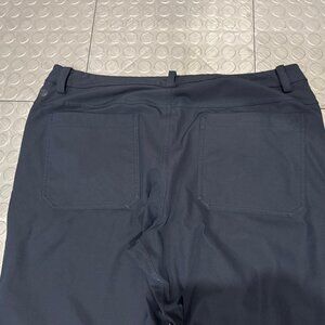 Lululemon ABC Classic 5 Pocket Pants Navy Blue 34x31 Version 1.0 Square Pockets